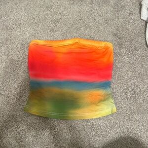 Shein rainbow tube top